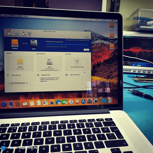 Замена SSD Macbook